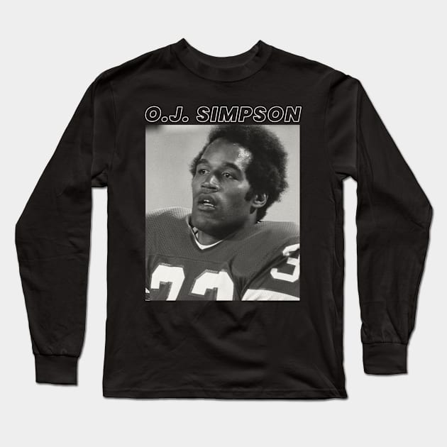 O.J. Simpson Long Sleeve T-Shirt by PlokadStories